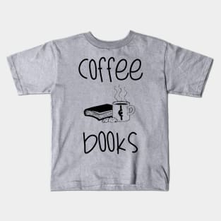 Coffee and Books Kids T-Shirt